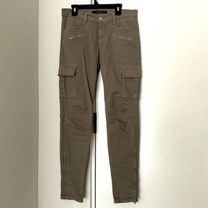 J brand stretch twill cargo skinny pant